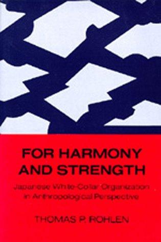 Cover for For Harmony and Strength