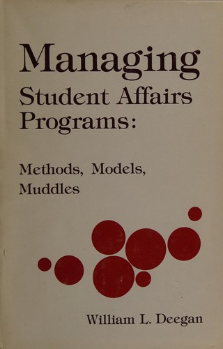 Cover for Managing student affairs programs