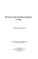 Cover for Financial sector development in Asia