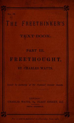 Cover for Freethought