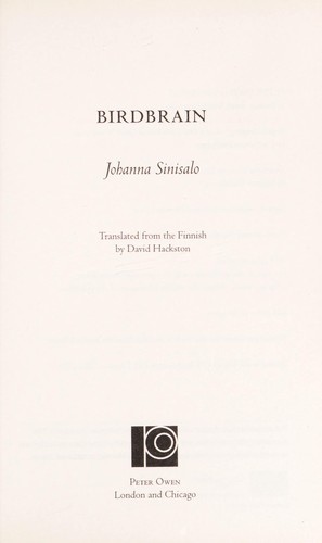 Cover for Birdbrain