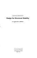 Cover for Design for structural stability