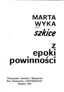 Cover for Z epoki powinności