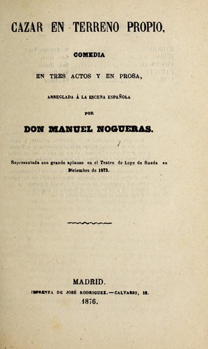 Cover for Cazar en terreno propio