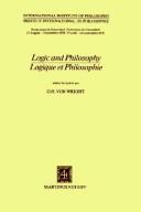 Cover for Logic and philosophy