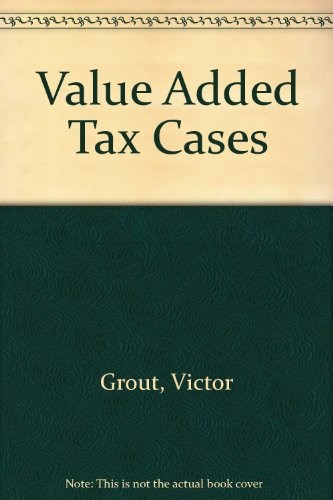 Cover for Tolley's Value added tax cases