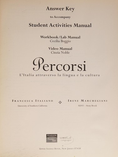 Cover for Percorsi