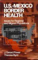 Cover for US-Mexico Border Health
