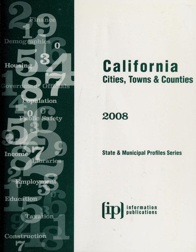 Cover for California Cities, Towns & Counties 2008 (California Cities, Towns, and Counties)