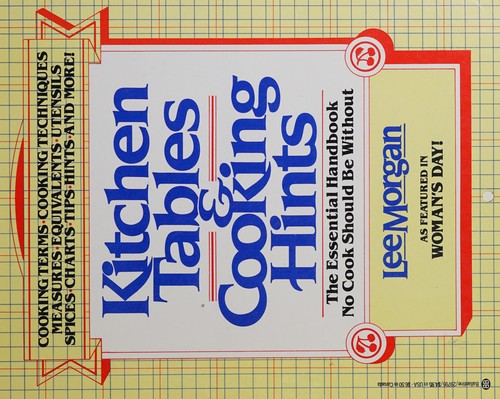 Cover for Kitchen tables and cooking hints