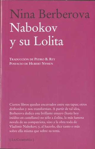 Cover for Nabokov y su Lolita - 1. ed.