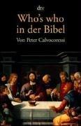 Cover for Who's who in der Bibel.