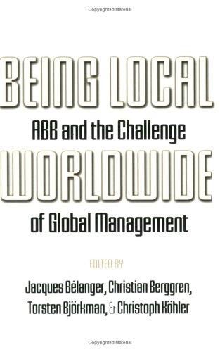 Cover for Being Local Worldwide