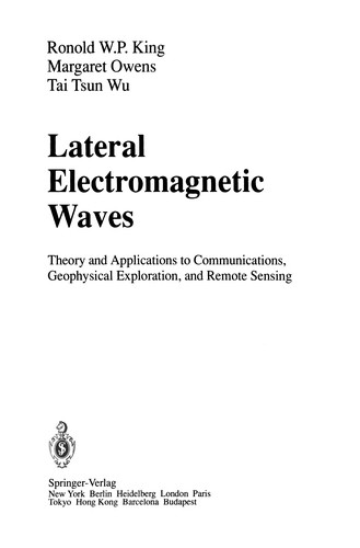 Cover for Lateral Electromagnetic Waves