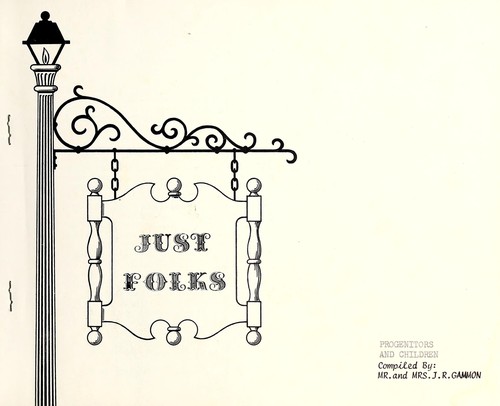 Cover for Just folks
