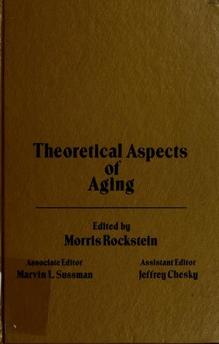 Cover for Theoretical aspects of aging