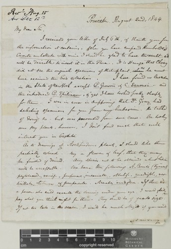 Cover for Correspondence