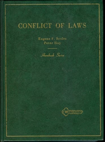 Cover for Conflict of laws