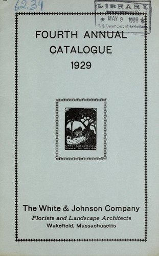 Cover for Fourth annual catalogue, 1929