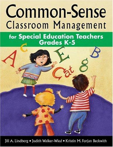 Cover for Common-sense classroom management for special education teachers, grades K-5