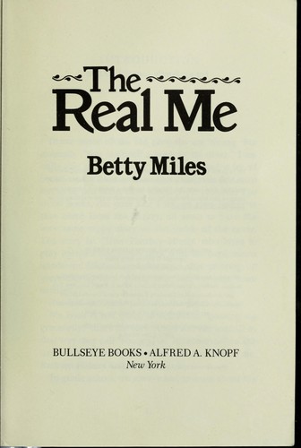 Cover for The Real Me