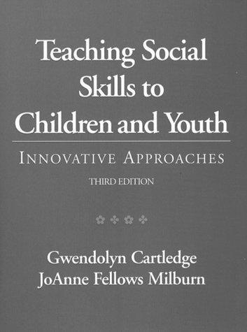 Cover for Teaching Social Skills to Children and Youth