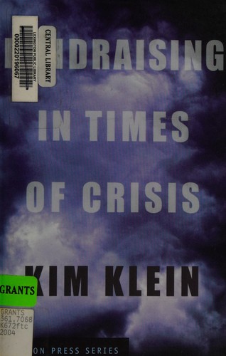 Cover for Fundraising in times of crisis