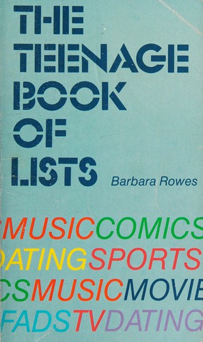 Cover for The Teenage Book of Lists