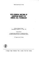 Cover for Proceedings of the Fifth General Meeting of European Society of Animal Cell Technology (Developments in Biologicals)