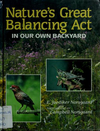 Cover for Nature's great balancing act