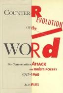 Cover for Counter-revolution of the word