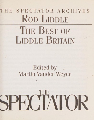 Cover for The best of Liddle Britain