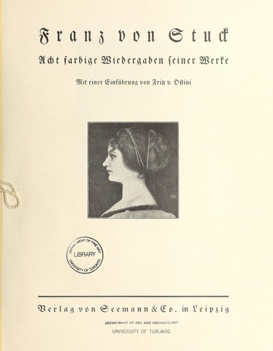 Cover for Franz von Stuck