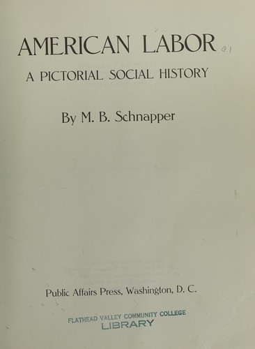 Cover for American Labor