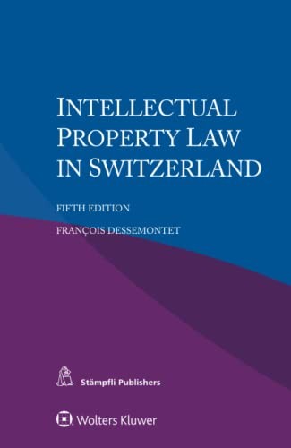 Cover for Intellectual Property Law in Switzerland