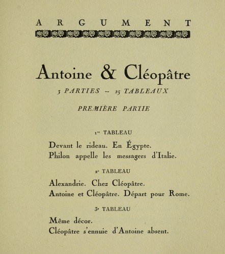 Cover for Deuxie  me spectacle de la Socie te  Shakespeare