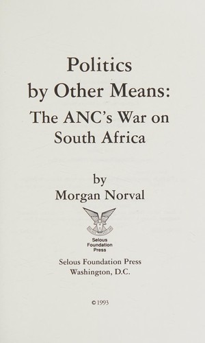 Cover for Politics by other means