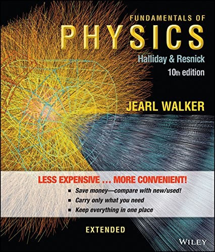 Cover for Fundamentals of Physics Extended, Binder Ready Version