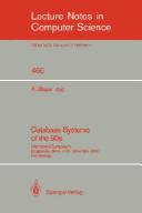 Cover for Database systems of the 90s