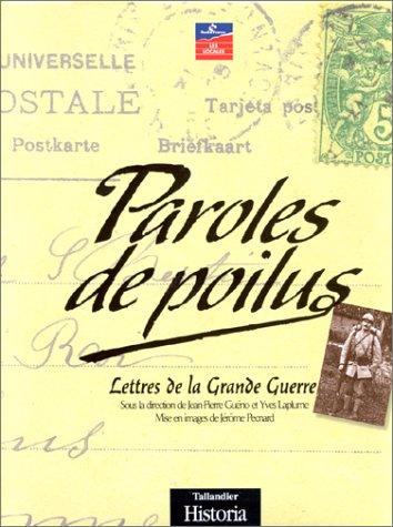 Cover for Paroles de poilus