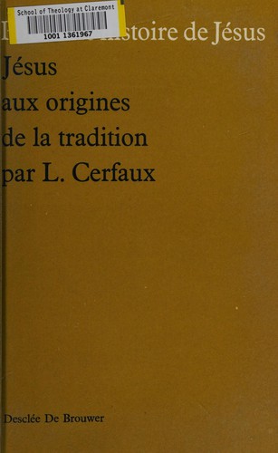 Cover for Jésus aux origins de la tradition