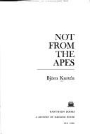 Cover for Not from the Apes