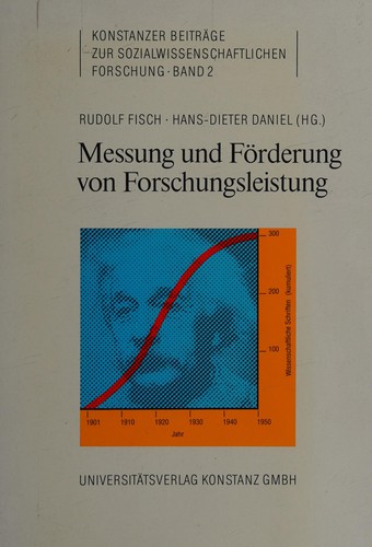 Cover for Messung und Förderung von Forschungsleistung