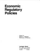 Cover for Economic regulatory policies