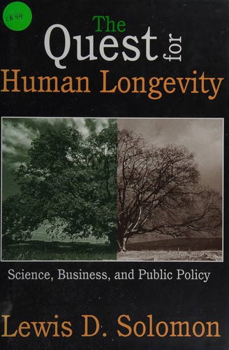 Cover for The quest for human longevity