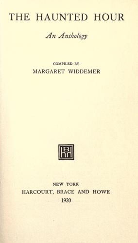 Cover for The haunted hour