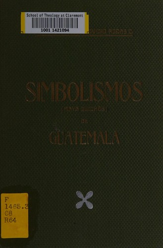 Cover for Simbolismos (maya quichés) de Guatemala