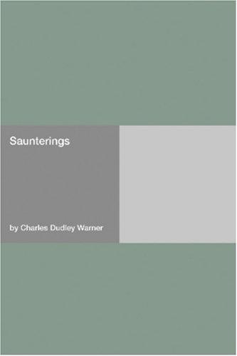 Cover for Saunterings
