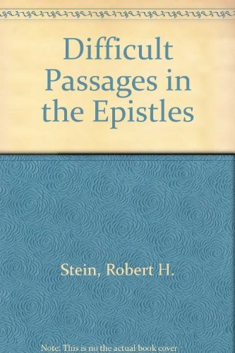 Cover for Difficult passages in the Epistles