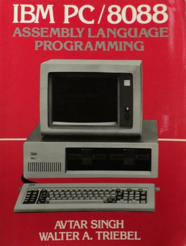 Cover for IBM PC/8088 assembly language programming
